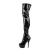 Pleaser - KISS3000 Bottes cuissardes à plateforme - Noir Product image